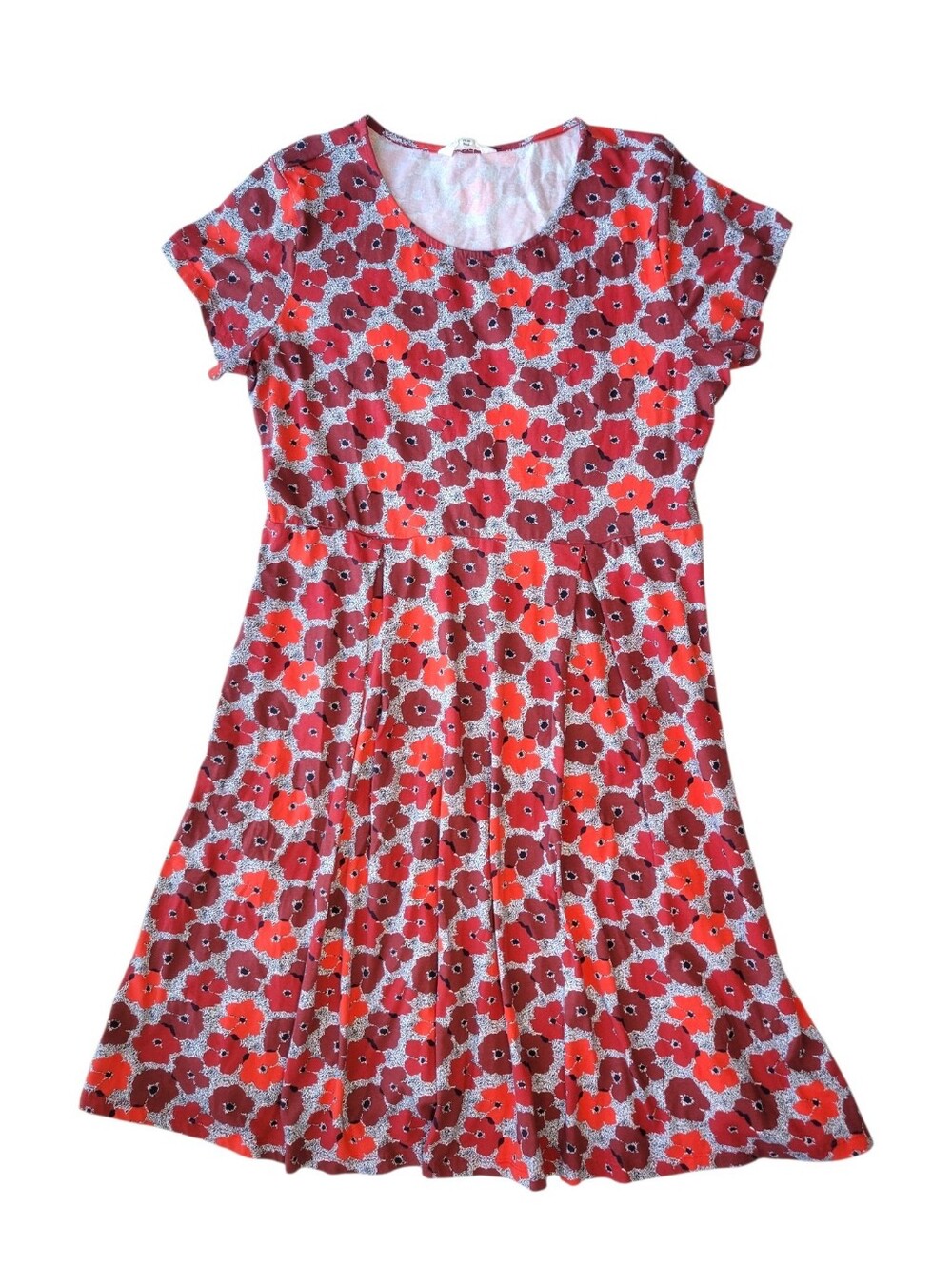 Seasalt Cornwall Riviera Organic Cotton Floral Dress Size 16
